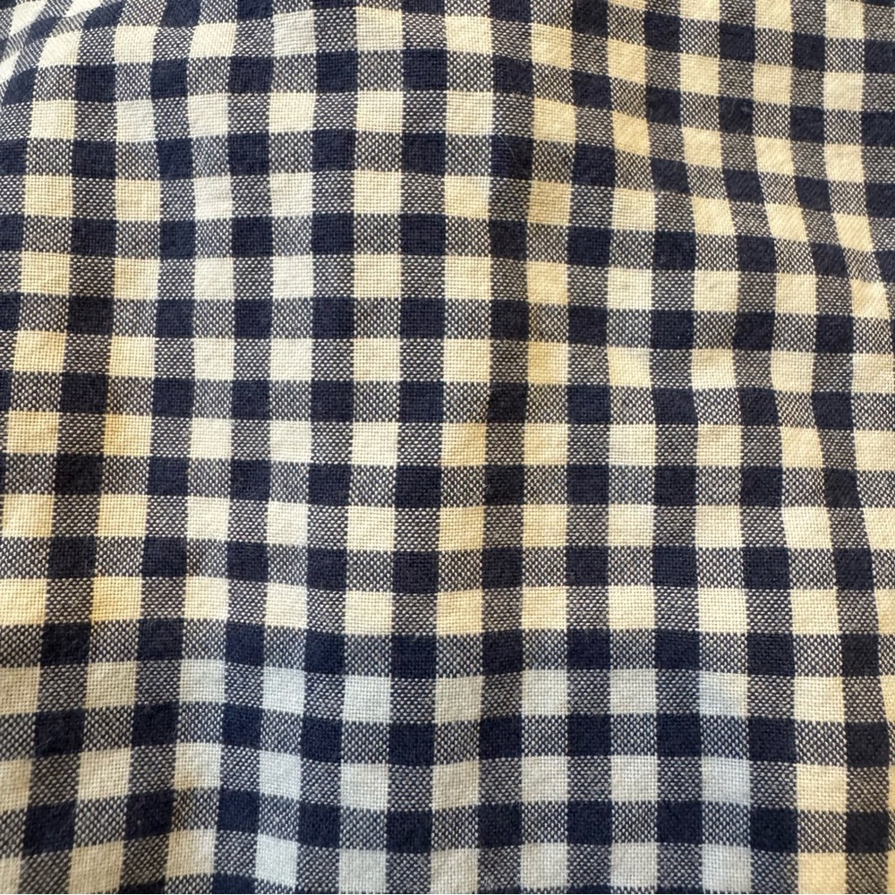 Carter's Navy and White Plaid Button-Down Shirt - 18 month - Picture 4 of 4